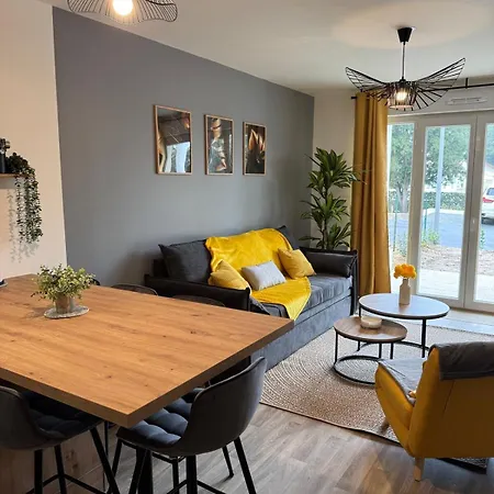 公寓 Yellow Beach, T2 Neuf Avec Jardin 圣让-德蒙