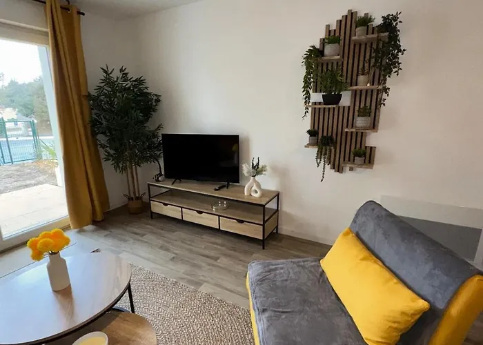 شقة Yellow Beach, T2 Neuf Avec Jardin *